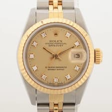 Rolex Lady Datejust 69173G SS×YG SS×YG AT Champagne-Face 2 Extra Links