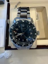 Longines Spirit Zulu Time Automatic 39mm Blue Dial Watch L38024936