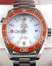 Omega Seamaster Planet Ocean 600m CREAMSICLE! *BOX + PAPERS* 215.30.44.21.04.001