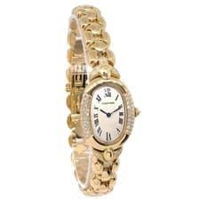 Cartier Baignoire Long Bracelet Ref.1950 Quartz Watch 18KYG Diamond 117873