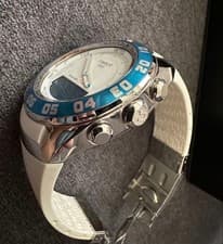 TISSOT Sailing-Touch Men's Wristwatch T-Touch Sapphire Crystal Blue Rubber Band