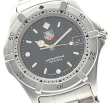 【NEAR MINT】 Tag Heuer 2000 Professional 962.006F-2 Black Dial Men's Quartz Watch