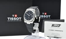 Tissot PRX Powermatic 80 40mm Black Dial Black Leather Watch T137.407.16.051.00
