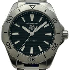 TAG HEUER Aquaracer Professional200 WBP1110 Black Stainless Steel #OK1441