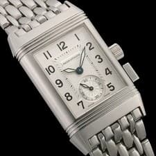 Jaeger-LeCoultre Reverso Memory Q2558170 Stainless Steel Leather Strap #SU067