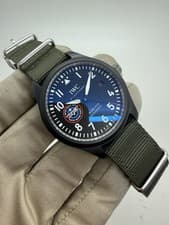2023 IWC Pilot Mark XVIII Top Gun Ceramic Black 41mm Auto Watch IW324712 B+P