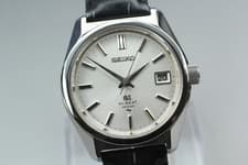 Vintage [N MINT] Grand Seiko 4522-8000 Silver Date Manual Winding Men From JAPAN