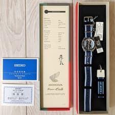 Seiko 5 Sports 55th Anniversary Super Cub Limited Edition SBSA237 Blue with box