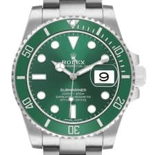 Rolex Submariner Steel Hulk Green Dial Bezel Watch 116610 116610LV Box Card