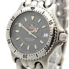 TAG Heuer Professional 200 Date Analog Quartz Men's Watch WG1213-K0 Working