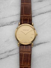 Audemars Piguet 18K Yellow Gold Fancy Lug Manual Wind Dress Watch 32mm