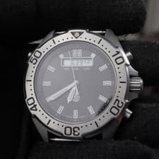 Luminox 200 series 211 analog digital dive watch chronograph 50M 46mm RARE