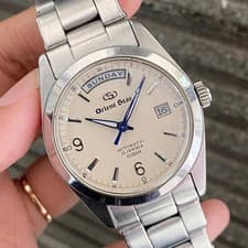 RARE ORIENT Star President EV0F-C0 Day Date White Dial Automatic Vintage Watch