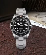 San Martin 40mm Automatic NH35 Sapphire Black Dial