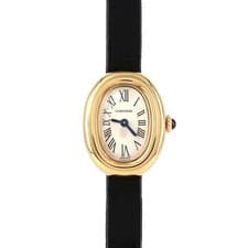 Authentic Cartier Baignoire Mini YG WGBA0017 YG Quartz #270-004-291-4881