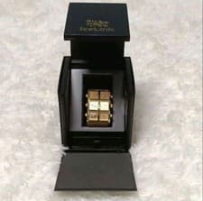 Ice Link Big Case 4 Time Gold Watch