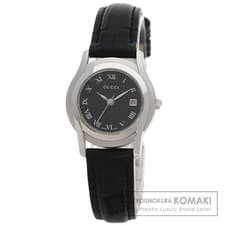 Gucci 5500L Women's Stainless Steel Leather Watch | Used
