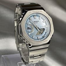 CASIO G-SHOCK GM-2110D Ice Blue Excellent Condition