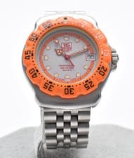 [N Mint] TAG HEUER Formula1 Professional 373.513 Orange/Gray Dial Men's Watch