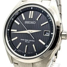Seiko Brightz Titanium Radio Solar Wristwatch 37mm SAGZ083 wrist 16.5cm