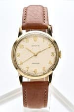 Rolex Precision Swiss 9K Solid Gold ‘1966’ Gents Vintage Watch 34mm, Serviced