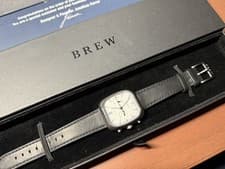 Brew Watch Co. Classic Retrograph Oxford Watch in Excellent Condition ☕️ ⌚️ 