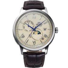 Orient Orient Bambino SUN & MOON RN-AK0803Y Automatic Men's Watch New Box in 43