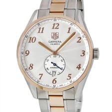 TAG Heuer Carrera Calibre 6 WAS2151.BA0732 Men's Auto K18PG SS 39mm Watch #HD489