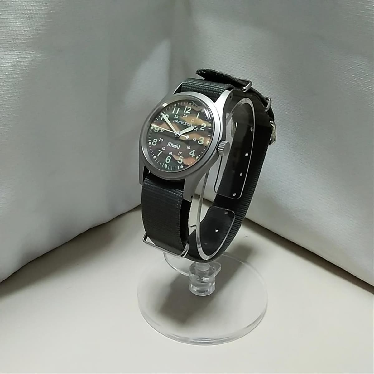 Automatic Watch Model Camouflage Silver 9415A HAMILTON KHAKI HYSTERIC GLAM