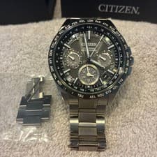Citizen Attesa Satellite Wave Eco-Drive Watch 54mm Men’s Pre-Owned
