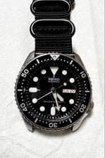 SEIKO Diver's 200M Men's Watch Black Boy 7s26-0020 Automatic 45mm