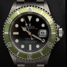 Rolex Submariner Date Watch 40mm "Kermit" 16610T Black Dial | 50th Anniversary