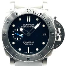 PANERAI LUMINOR SUBMERSIBLE 1950 3 DAYS ACCIAIO Automatic Black Men's #OK894