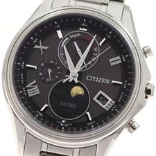 CITIZEN H874-004JJ01/BY1020-61E Exceed Day-Date Moonphase Men's Watch G0419