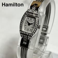 Hamilton H311510 Wristwatch Diamond Bezel Silver Women Timepiece Authentic