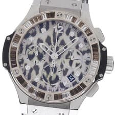 HUBLOT big bang snow leopard 341.SX.7717.NR.1977 Limited K18WG AT Men's_947324