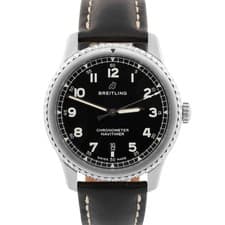 Breitling Navitimer 8 Black Stainless Steel 41mm Automatic Date Watch A17314