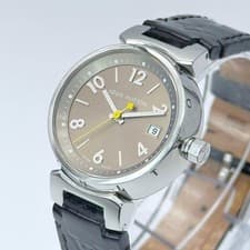 Louis Vuitton Tambour Q1212 Monogram Watch Boxed Excellent Luxury Rare