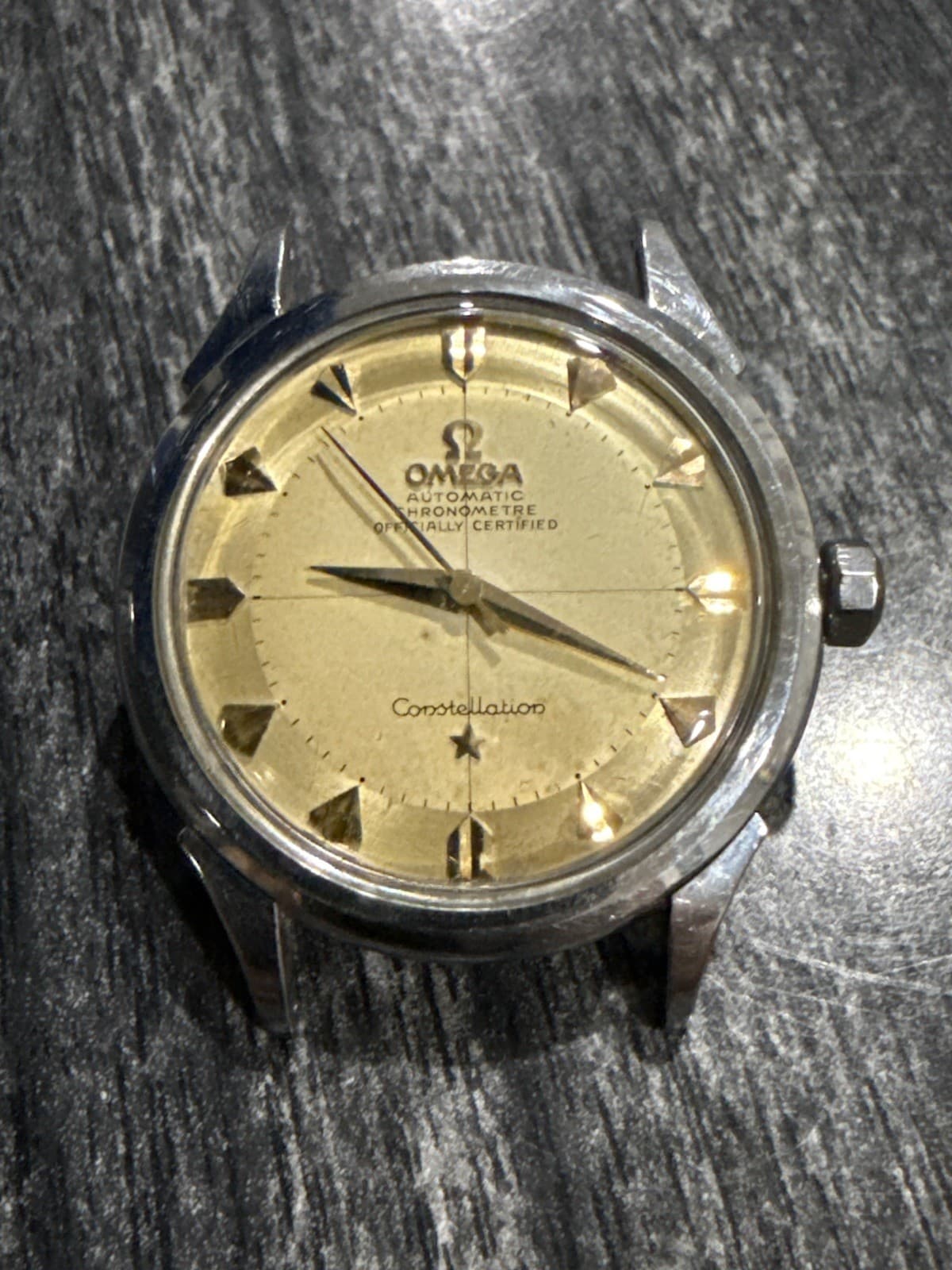 Vintage Omega Constellation Pie Pan Dial 1950s Cal 354 Bumper 2782-3 SC Run