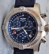 A73390 Breitling Avenger Seawolf Watch 45mm Blue Dial Steel Quartz