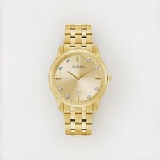 Bulova Reloj clásico de diamantes para hombre