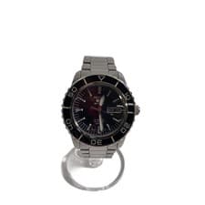 Used SEIKO Automatic watch/analog/stainless steel/BLK/SLV/7S36-04N0