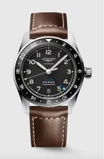 Longines Spirit Zulu Time 39 MM Black Matt Dial Automatic Watch L38024532