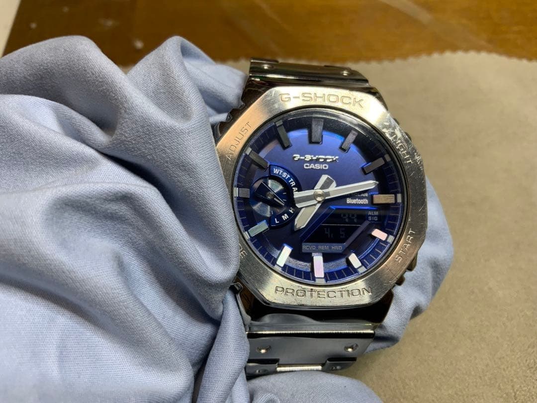 Casio G Shock GM B2100AD 2AJF Blue Timepiece Watch Genuine Authentic