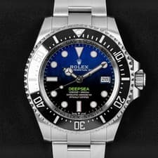 Rolex Sea-Dweller 136660 Silver Oyster Bracelet with Black Bezel