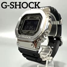 CASIO G-SHOCK GMW-B5000 3459 Silver Case Black Band Working