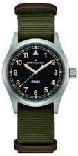 BRAND NEW HAMILTON Khaki Field Quartz 38mm Black Dial Wristwatch H69401930