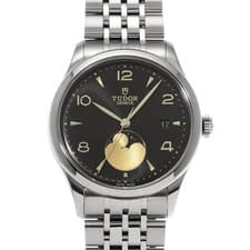 TUDOR 1926 Luna 91560 Black Dial Stainless Steel Automatic 39mm Mens #W2812