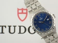 Tudor Royal Blue Dial with Roman Numeral Indices, Ladies' Watch 28300-0006 JAPAN