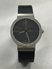 Porsche Design Analog Quartz Watch Black Titanium Rubber IWC Movement Scratches